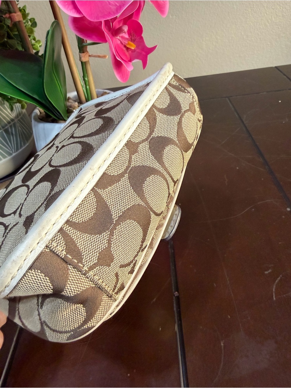 Coach Bleecker Canvas
Leather white Brown Logo - Picture 4 of 15